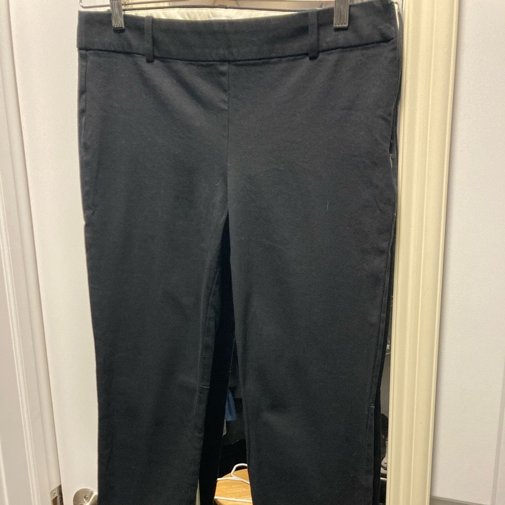 JCrew black cropped pants